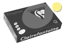 Clairefontaine Gekleurd papier Trophée Pastel A3 citroengeel
