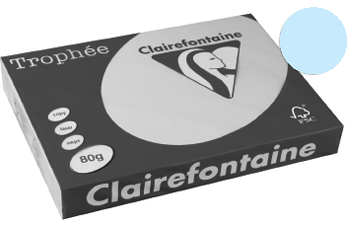 Clairefontaine Gekleurd papier Trophée Pastel A3 helblauw