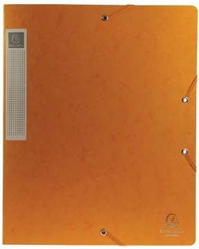 Exacompta Elastobox Cartobox rug van 4 cm, geel, kwaliteit 7/10e