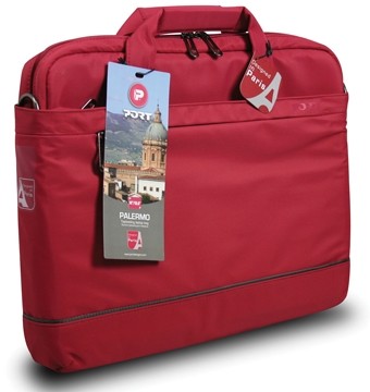 Port Designs Palermo laptoptas voor 15.6 inch laptops, rood