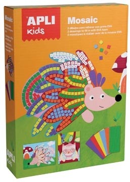 Apli Kids mozaiëk 2 vellen, dieren 