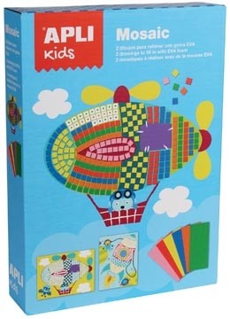 Apli Kids mozaiëk 2 vellen, transport 