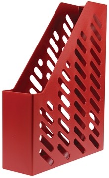 Han tijdschriftenhouder rood