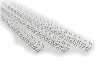 GBC bindruggen WireBind rug 6 mm, capaciteit: 25 blad, zilver