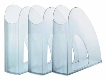 Han tijdschriftenhouder Twin transparant wit PAK3