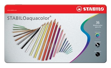 Stabilo kleurpotlood Aquacolor 36 potloden