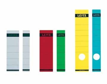 Leitz rugetiketten ft 6,1 x 19,1 cm, geel PAK10