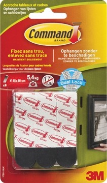 Command medium vastklikstrips voor donkere lijsten, 8 strips