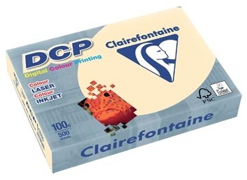 Clairefontaine DCP presentatiepapier A4, 100 g, ivoor, pak van 125 vel