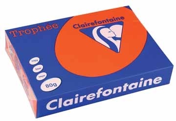 Clairefontaine gekleurd papier Trophée Intens A4 kardinaal rood