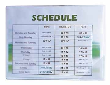 Tarifold View tas Sticky Fold magnetisch