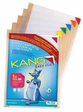 Tarifold tas Kang Easy Clic hoeken in geassorteerde kleuren