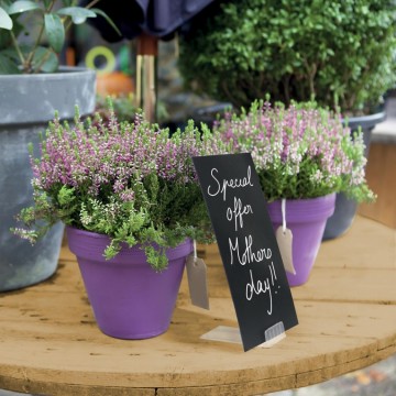 Securit krijtbordjes basis, pak met 10 stuks 