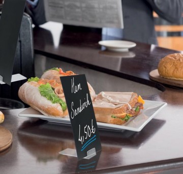 Securit krijtbordjes basis, pak met 10 stuks 