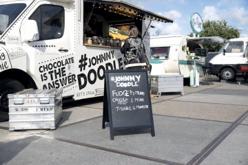 Securit stoepbord Woody zwart ft 55 x 85 cm 