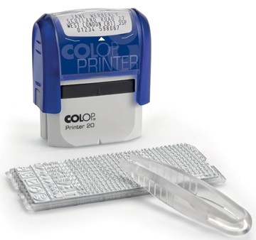 Colop doe-het-zelf stempel Printer 20, max. 4 lijnen