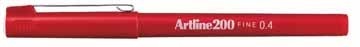 Fineliner Artline 200 rood