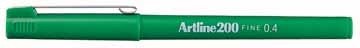 Fineliner Artline 200 groen