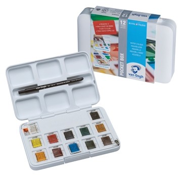 Van Gogh aquarelverf Pocket Box