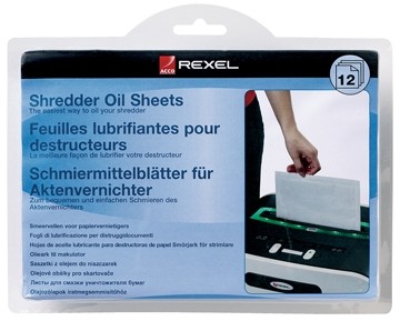 Rexel geoliede bladen pak van 12 stuks