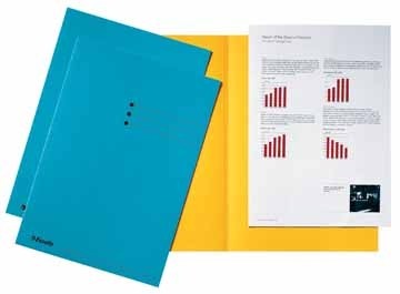 Esselte dossiermap blauw, karton van 180 g/m ², pak van 100 stuks