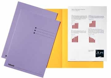 Esselte dossiermap lila, karton van 180 g/m ², pak van 100 stuks