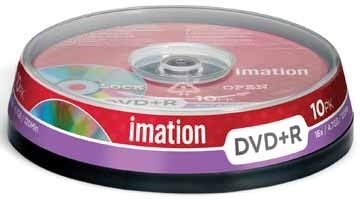 Imation DVD DVD+R, spindle van 10 stuks