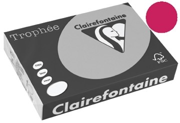 Clairefontaine Gekleurd papier Trophée Intens A4 kersenrood