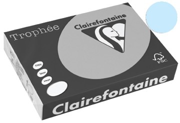 Clairefontaine Gekleurd papier Trophée Pastel A4 helblauw