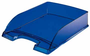 Leitz brievenbakje Plus 5226 blauw transparant