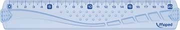 Maped Liniaal Meetlat Geometric 20 cm, transparant