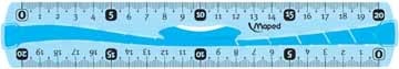 Maped decimeterLiniaal Meetlat Flex dubbele decimeter, 20 cm