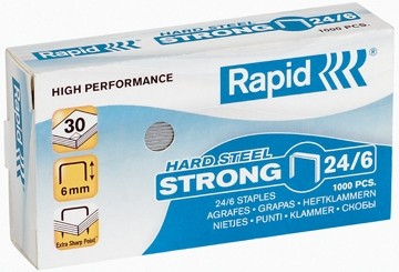 Rapid Nietjes 24/6, staal, doos van 1.000 nietjes