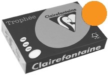Clairefontaine Gekleurd papier Trophée Intens A3 fluo oranje