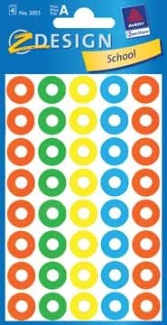 AVERY Versterkingsringen geassorteerde kleuren