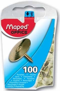 Maped punaises gegalvaniseerd staal Ophangdoosje 100stuks