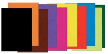 Gekleurd tekenpapier ft 25 x 35 cm