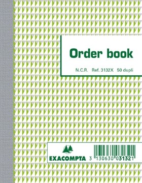 Exacompta orderbook, ft 13,5 x 10,5 cm, dupli (2 x 50 vel)