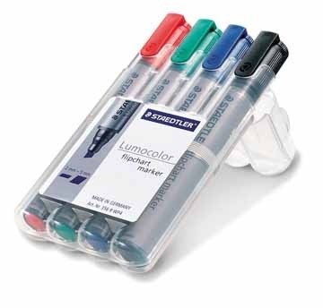 Staedtler merkstift Lumocolor Flipchart 4 stuks