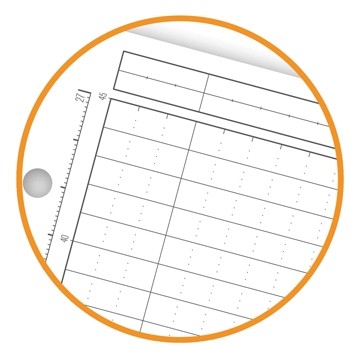 Oxford managerboek Ft A4+, spiraalboek met liniaal, 160 blz