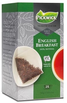 Pickwick Tea Master Selection English Breakfast 25 zakjes van 1,5 g 