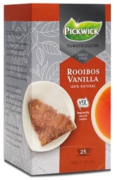 Pickwick Tea Master Selection rooibos vanille 25 zakjes van 1,5 g 