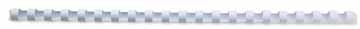 GBC bindruggen CombBind rug 8 mm (rond), doos van 100, wit