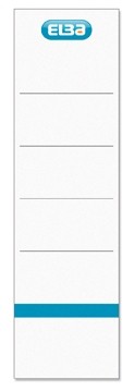 Elba Rugetiketten Ft 19 x 5,4 cm, wit