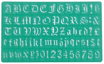 Linex lettersjabloon in een set