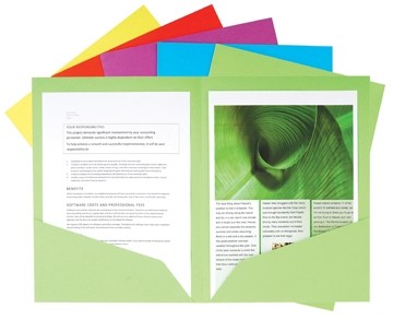 Voor ft A4 of A3 geassorteerde kleuren capaciteit: 60 bladen