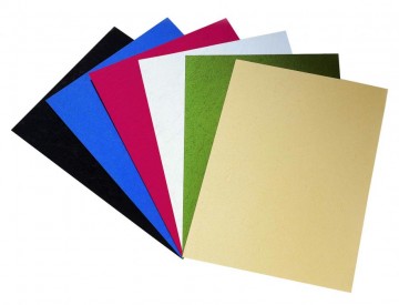 Leder look cover A4 250g assortiment Pak25