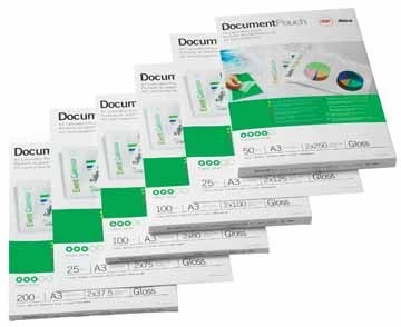 GBC Lamineeretuis Matt Pouch ft A3, 2 x 75 micron (150 micron)