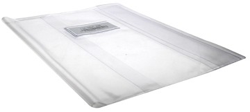 Schriftomslagen kristal, ft 33 x 23 cm (patroonschrift)