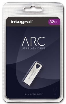 Integral ARC USB stick 2.0, 32 GB, zilver